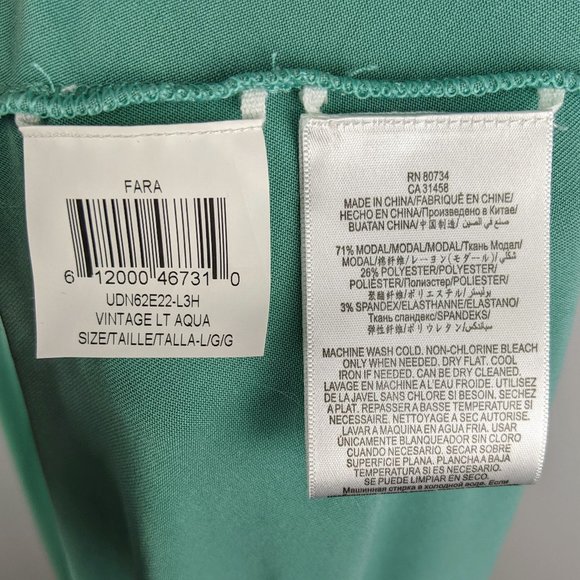 BCBG Max Azria Aqua Fara High Low Jersey Dress L - Picture 9 of 9